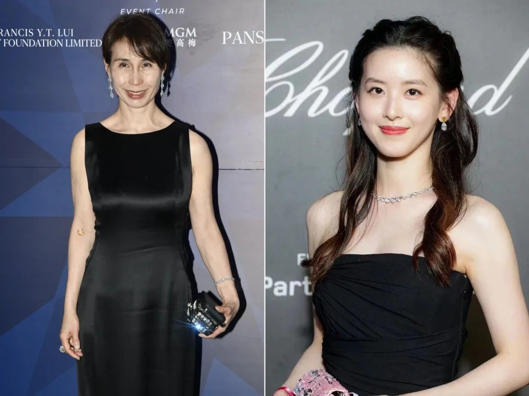 郭晶晶张曼玉合影,郭晶晶巩俐同框穿搭