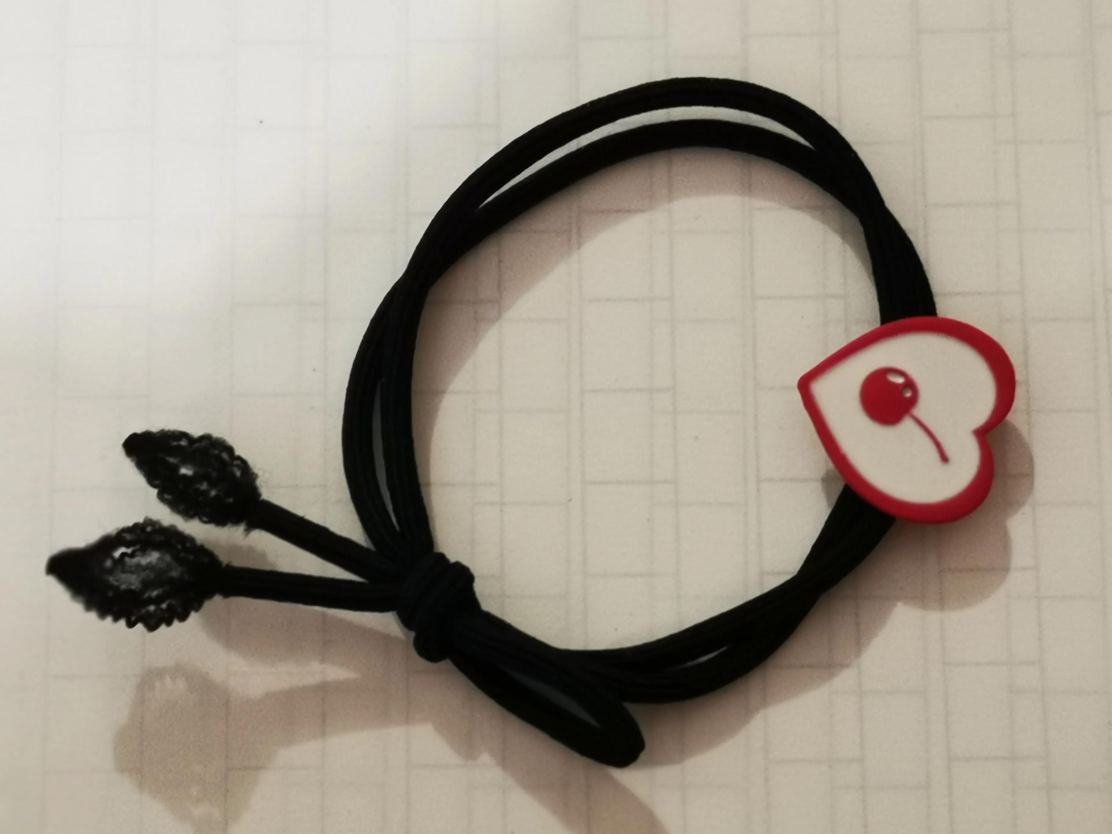 爱心桃橡皮筋,有各色爱心的橡皮筋