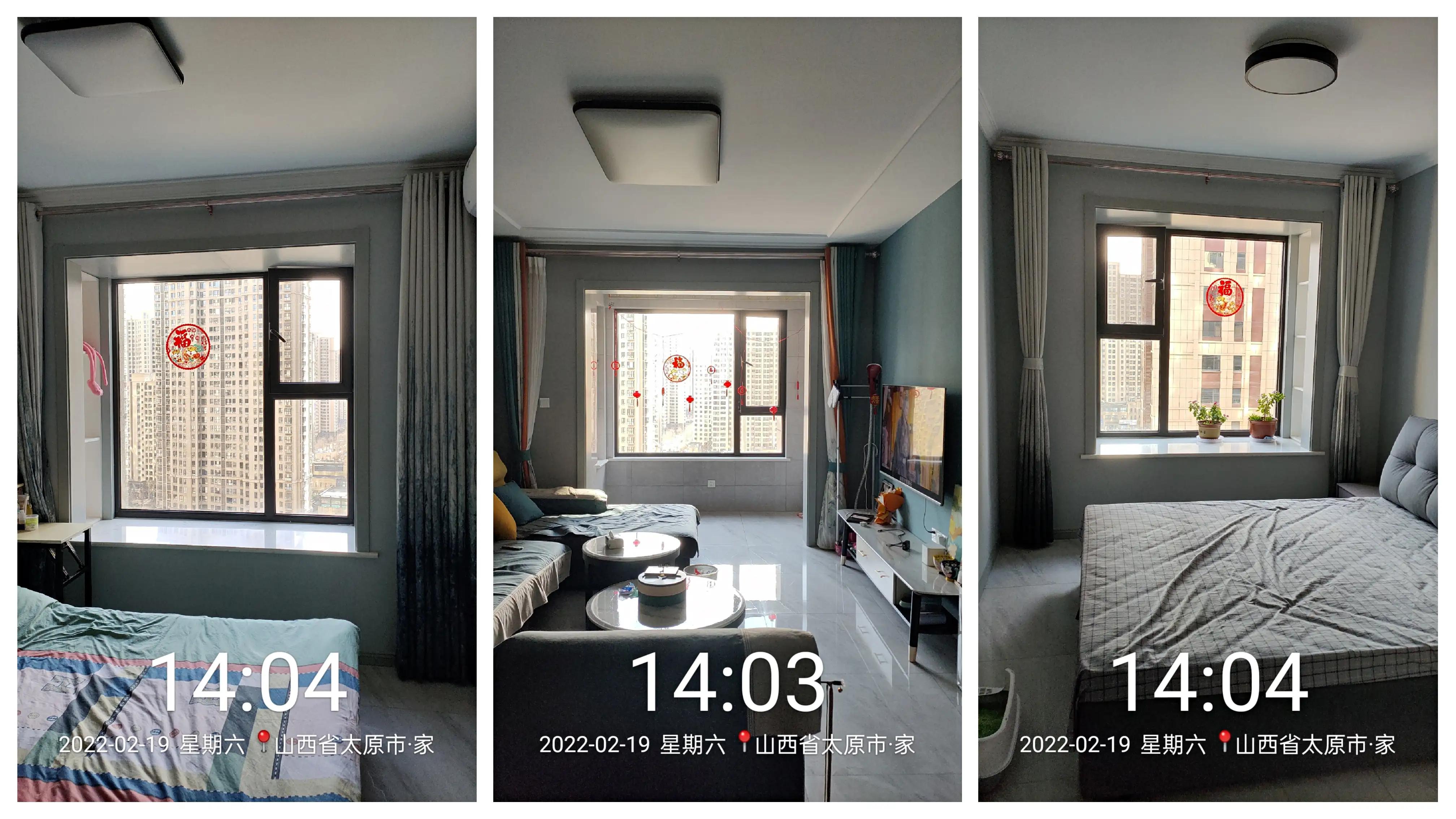 拍照记录了家里一天的采光，说说我的感受