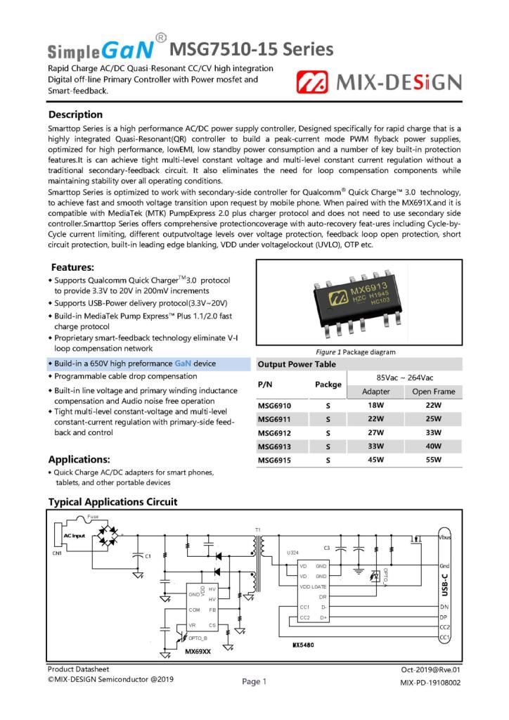 氮化镓充电器有几种方案,氮化镓快充方案有哪些