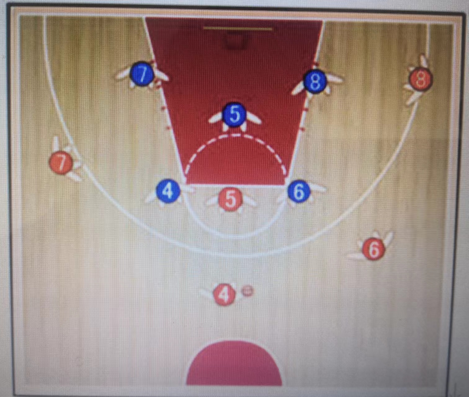 篮球212区域联防,篮球联防区域划分