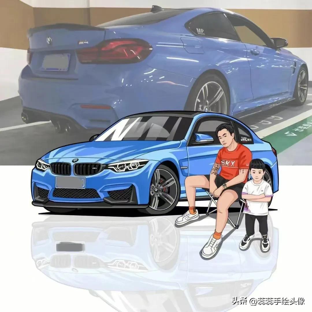 漫画头像做微信头像好吗,汽车漫画头像