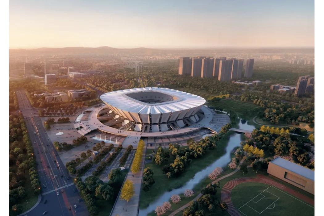 中国亚洲杯专业球场建设进度,2023中国亚洲杯球场进展