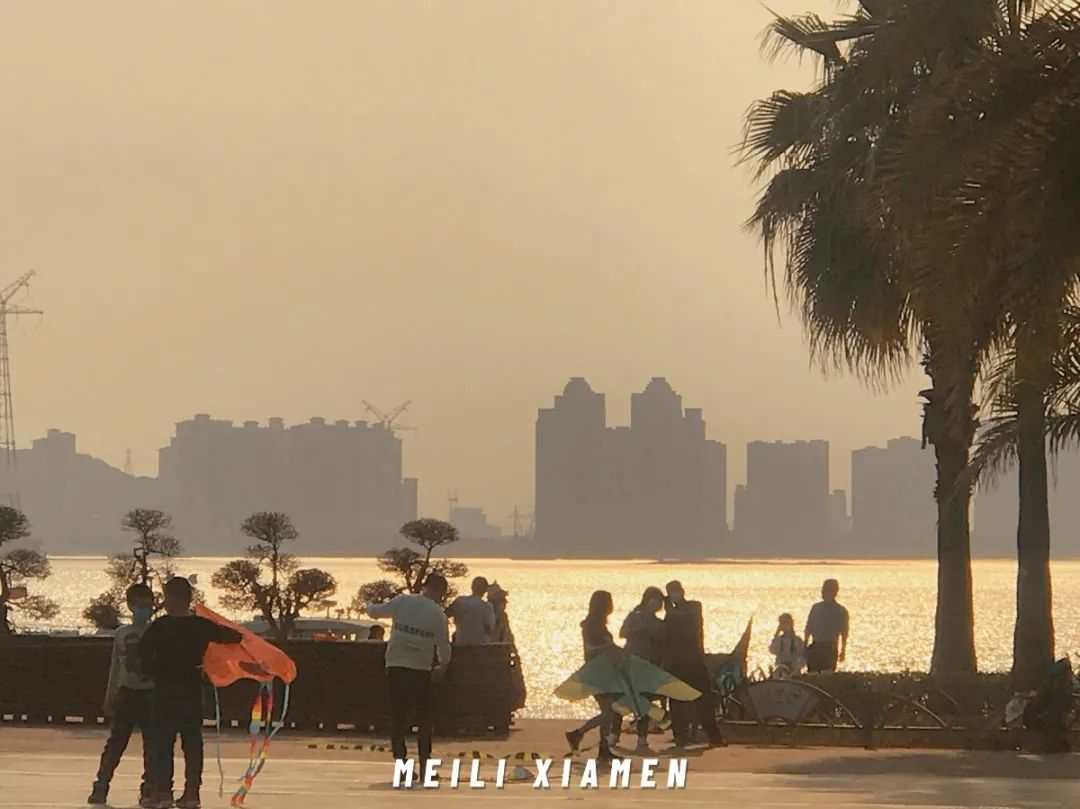 海湾公园看日落最好的地方,最美日落海滩打卡点