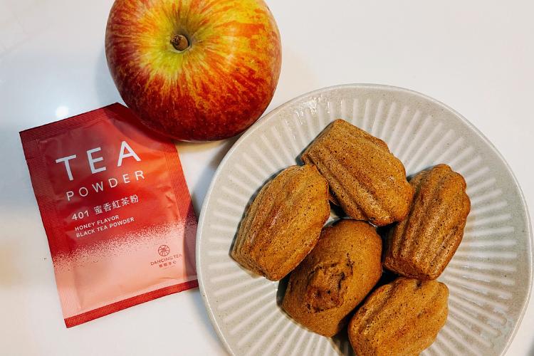 「蜜香紅茶苹果玛德琳」下午茶小点心，独特熟果蜜香