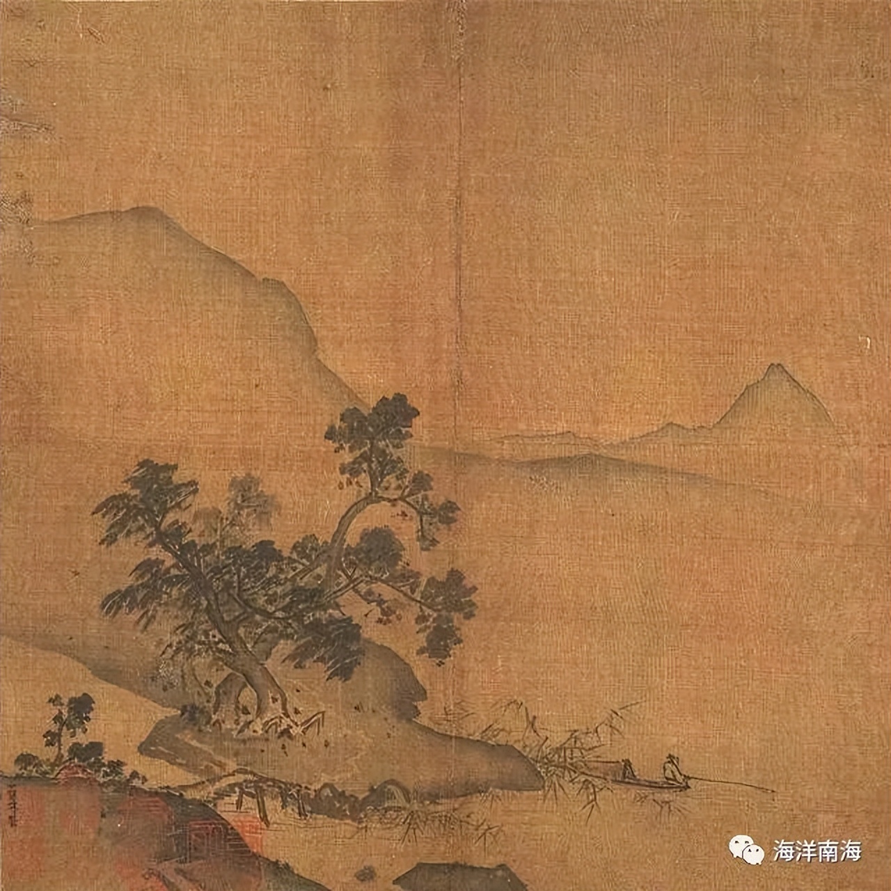 中国古代名画垂钓,古代名画垂钓