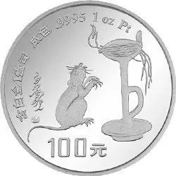 十二生肖铂金币最新价格,首枚1克铂金双龙头纪念币