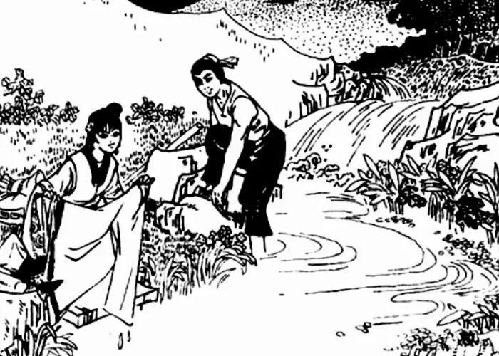 神话故事：女子投河自尽，老龟出手相救，老龟说：你丈夫还活着