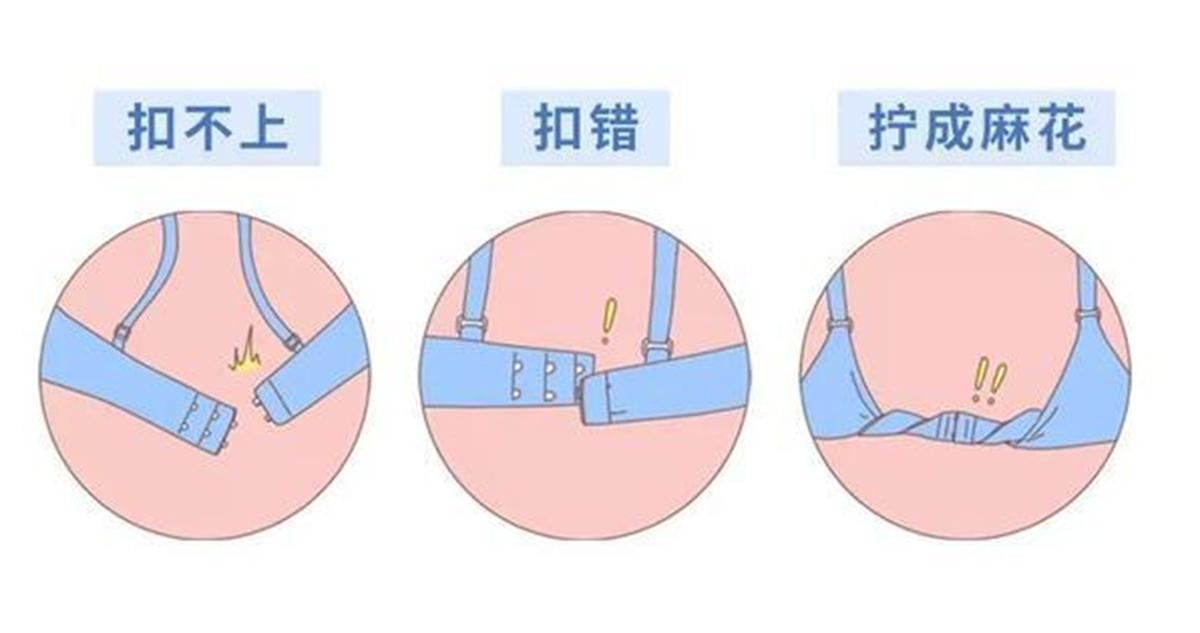 内衣扣最后一个上面很紧合适不,内衣后面扣子扣哪个位置给我合适
