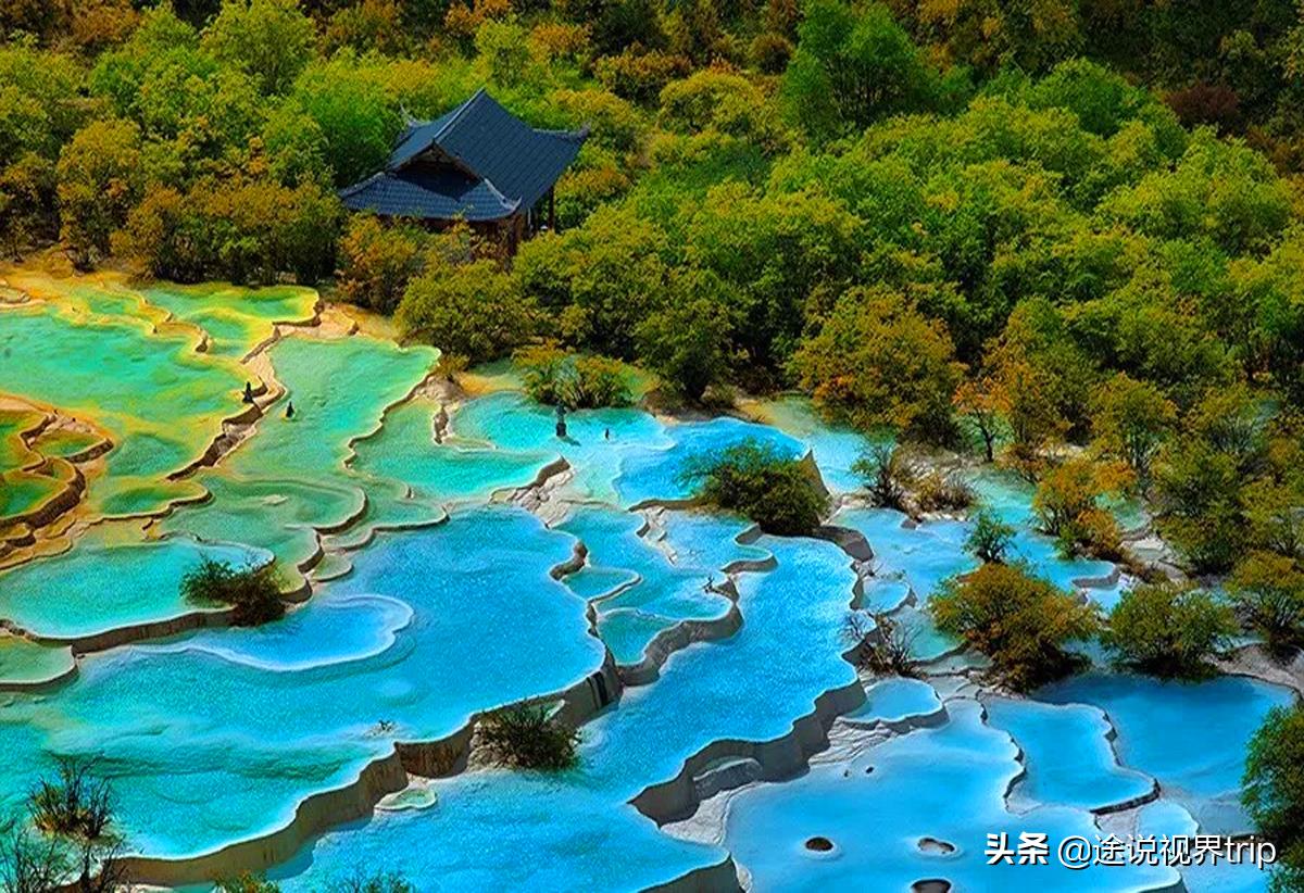 人间仙境的九寨沟,人间仙境九寨沟风景如画美不胜收