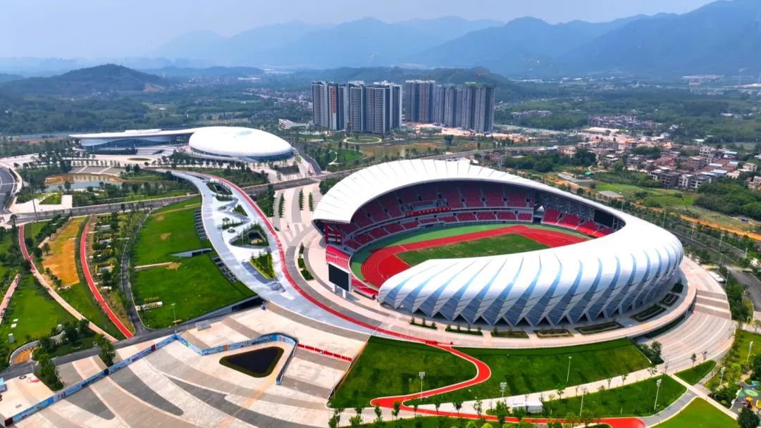 清远体育中心体育场场馆图,清远体育中心最新进展