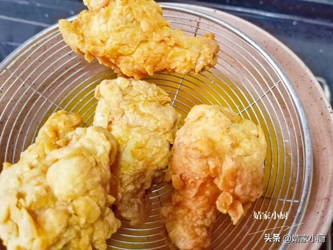 原来KFC的炸鸡是这么做的，多加2步就能做出来，从此实现炸鸡自由