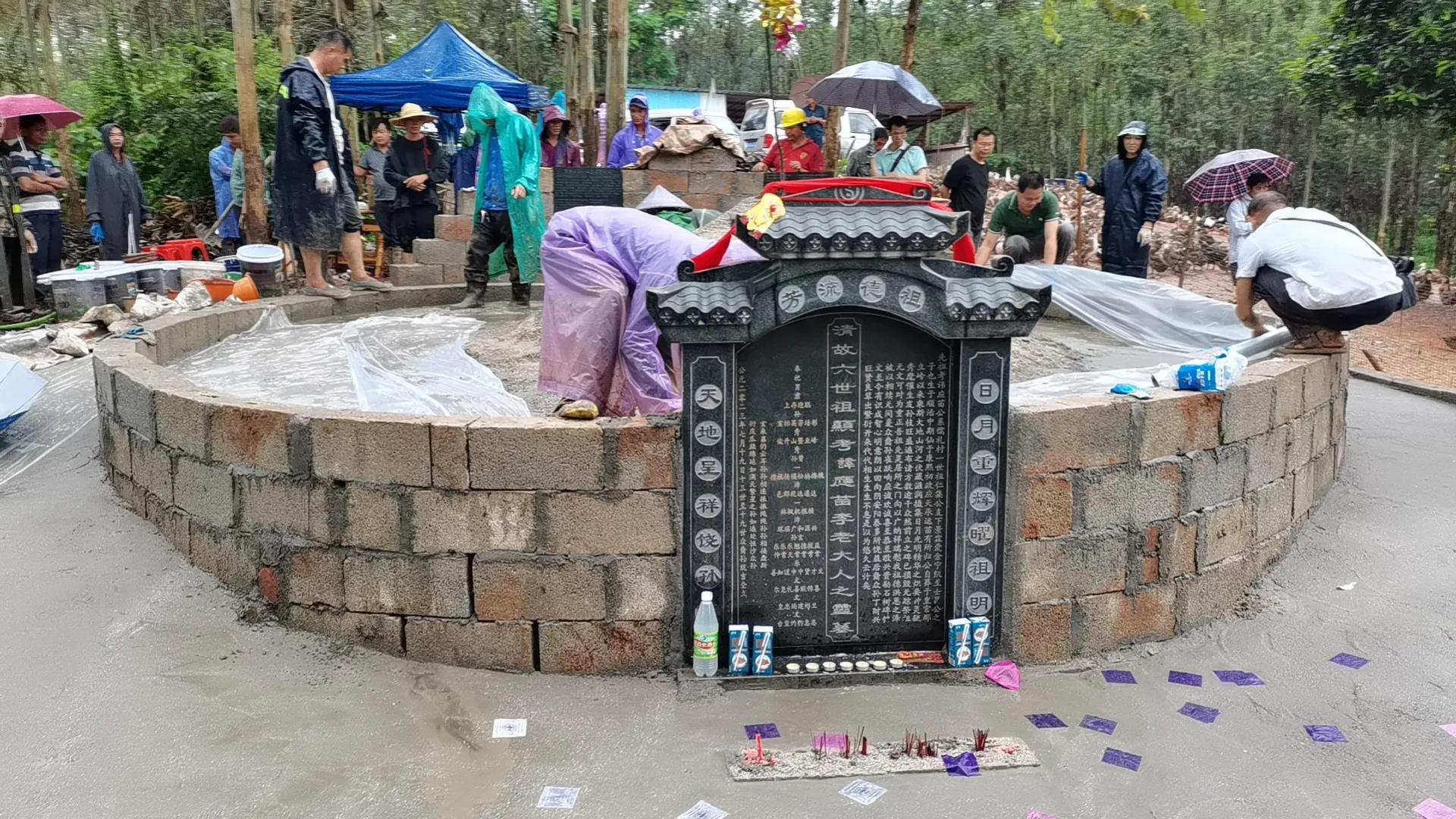 重修应苗公祖墓实录（下）——披荆斩棘凭实干，齐心协力功告成