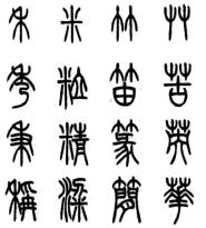 齿字的演变图片,齿字的小篆演变过程