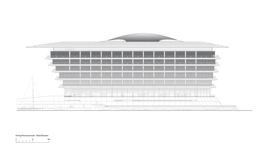 企业大厦设计图,企业总部办公楼装修设计