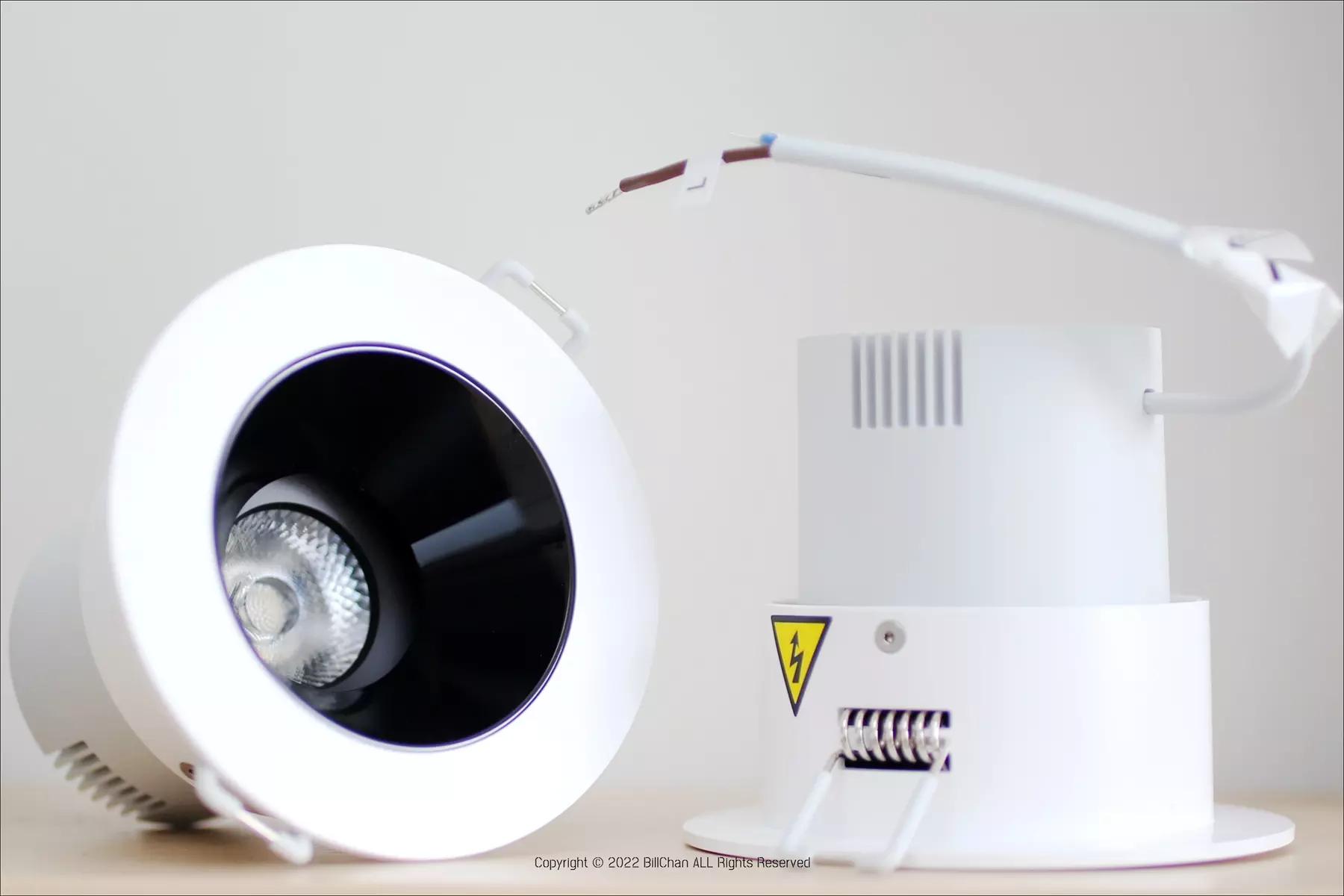 米家LED智能射灯,米家mesh明装射灯评测