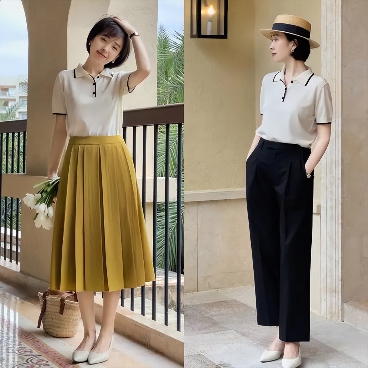 40岁女人别穿老气妈妈装,奶奶衫怎么穿才好看