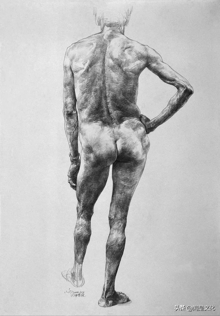 天津美院教授于小冬速写,于小冬美院速写图文