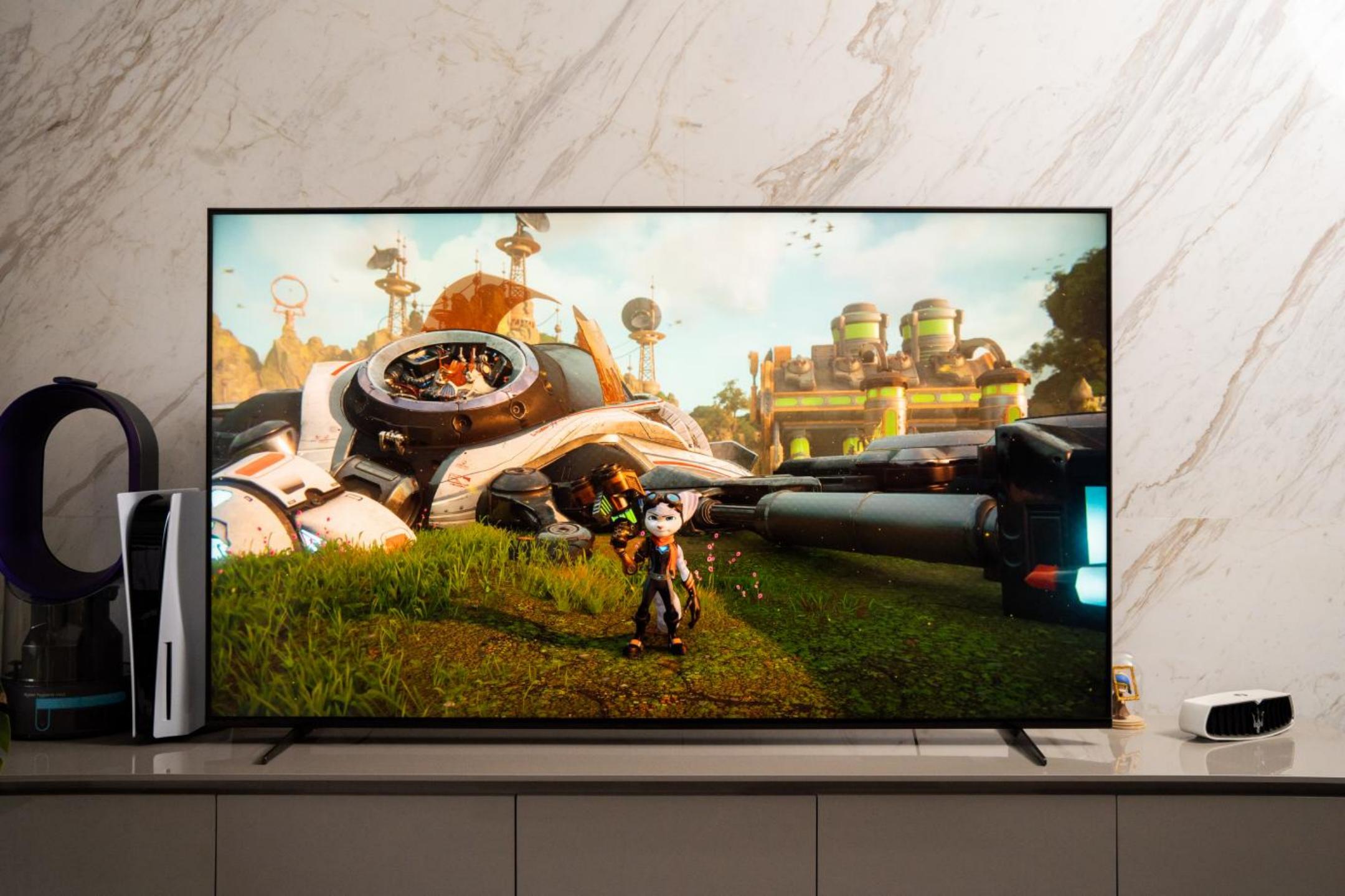 索尼8k电视游戏机ps5,索尼电视90k玩ps5怎么调成4k画质