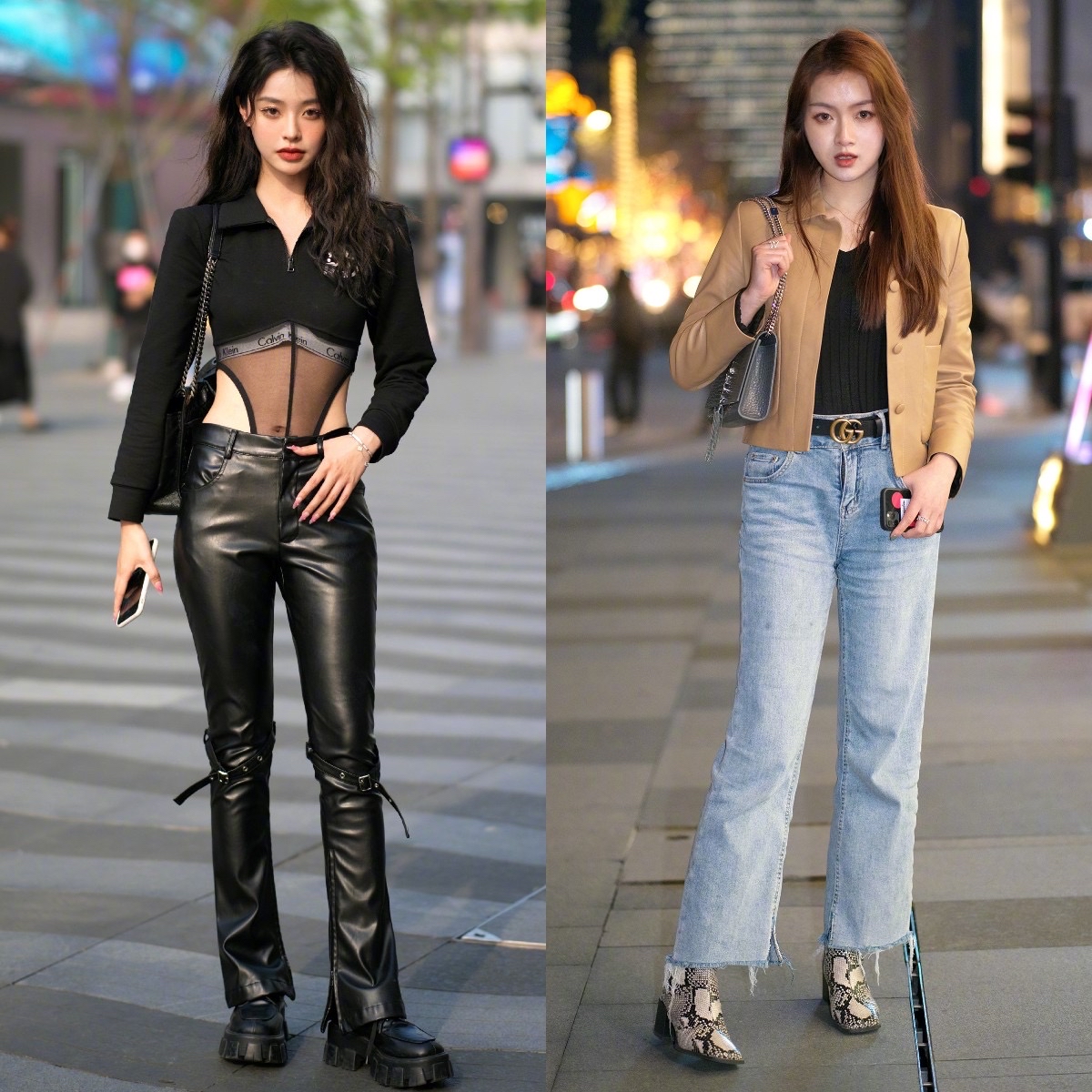 藏蓝色裙子搭配什么颜色外套好看,春款时尚气质女装外套百搭洋气