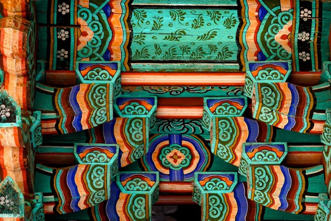 韩国色彩水彩画,韩国丹青