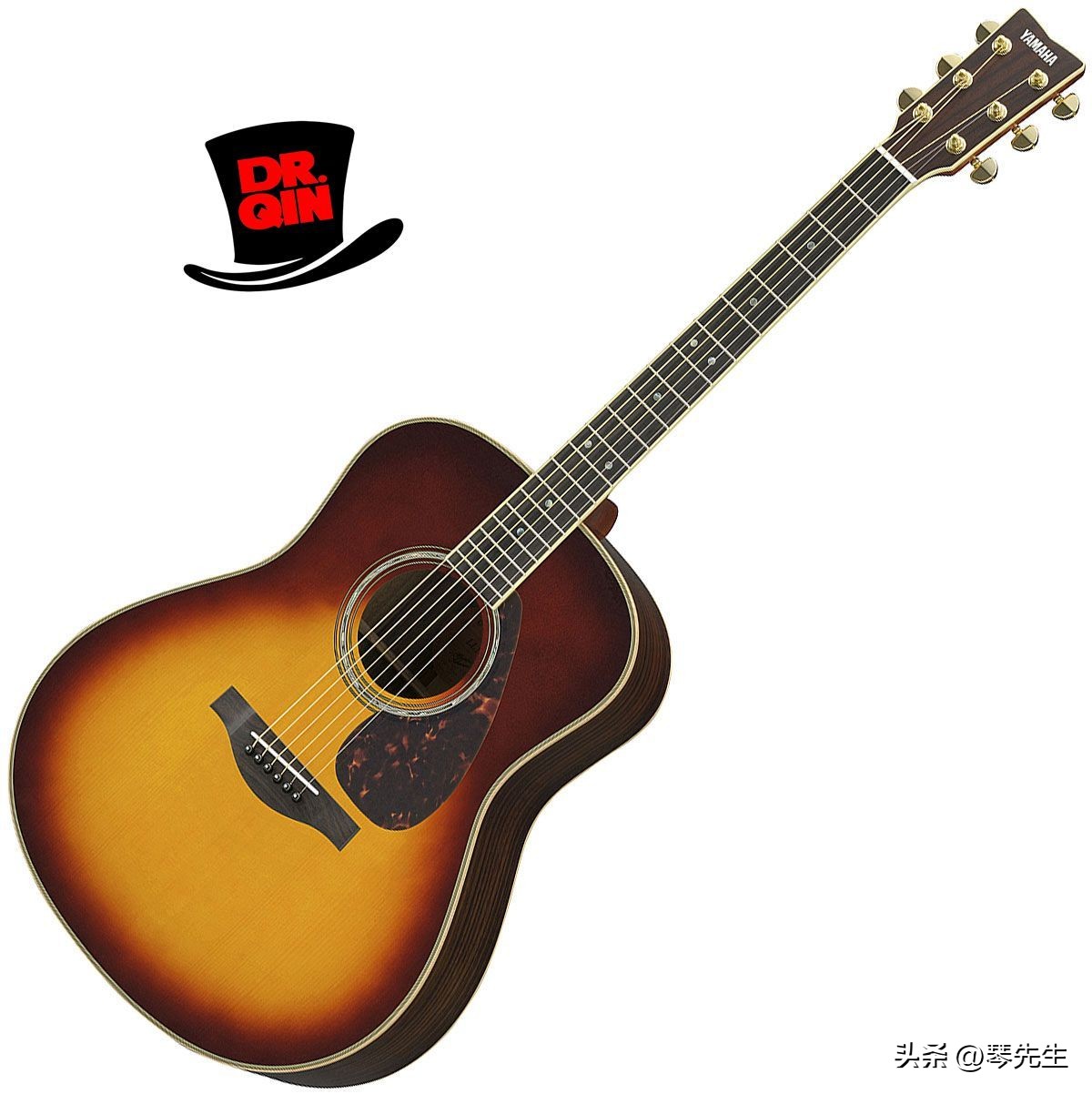 雅马哈ll16正品吉他尺寸,雅马哈ll16d全单民谣吉他