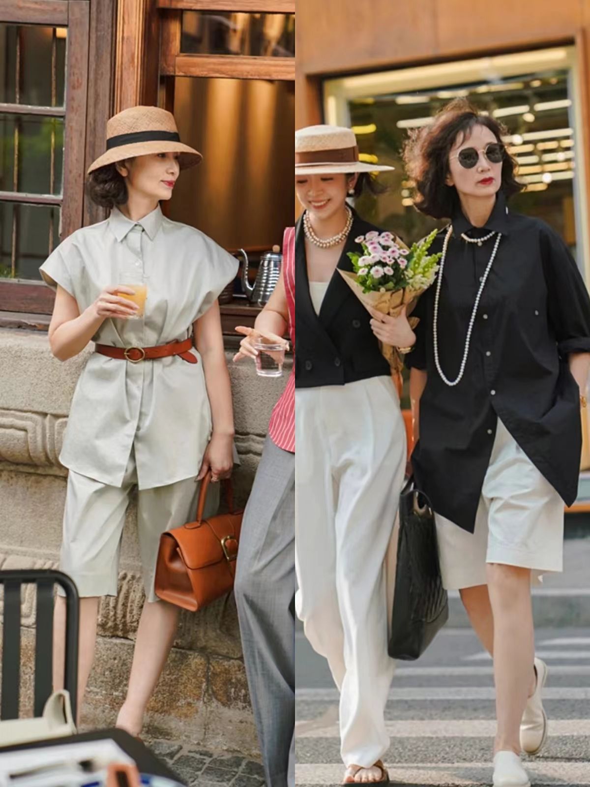 女人穿好看的有气质的裤子,女士哪些类型裤子显腿直显高百搭