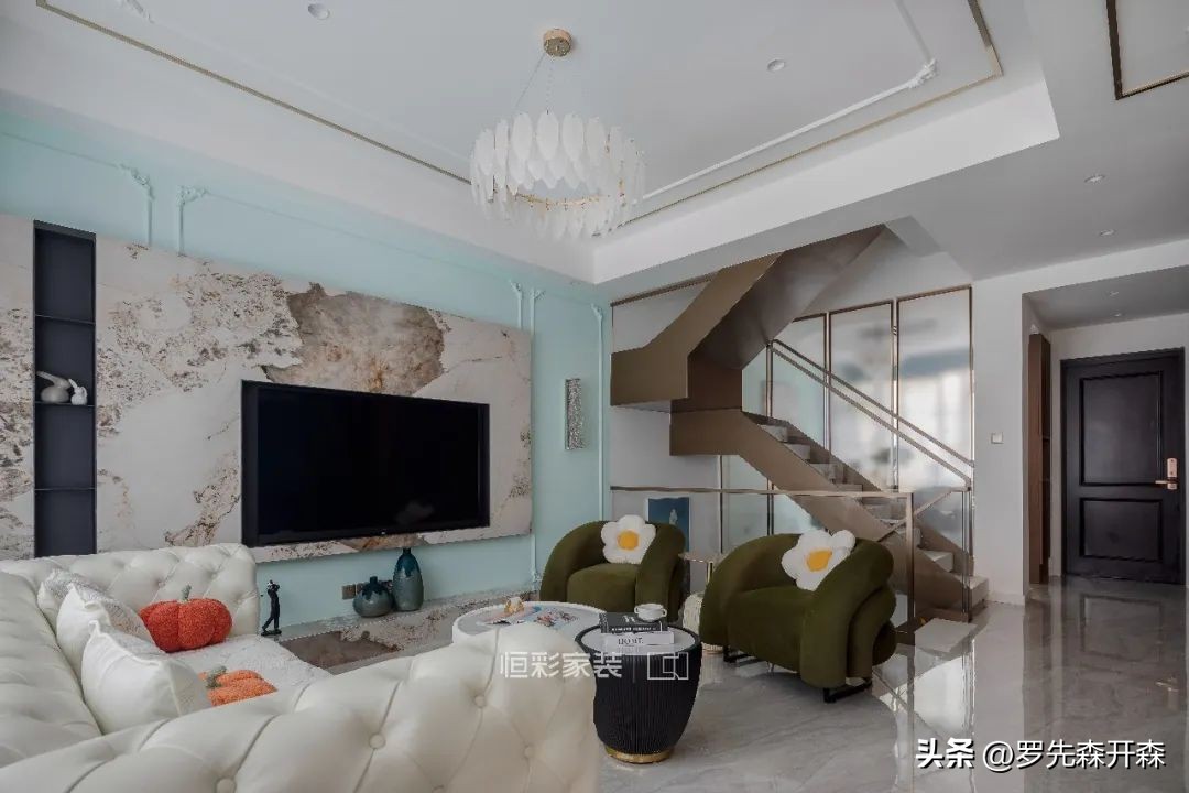 太好住了！汗蒸房、拳击馆统统搬回家，262㎡排屋法式轻奢混搭