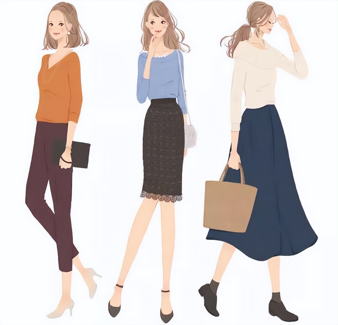 连衣裙的多种穿搭技法,讲解连衣裙的穿搭