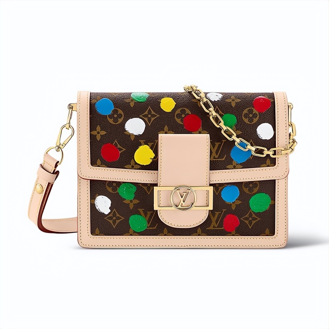 louisvuitton新包,lv联名草间波点包