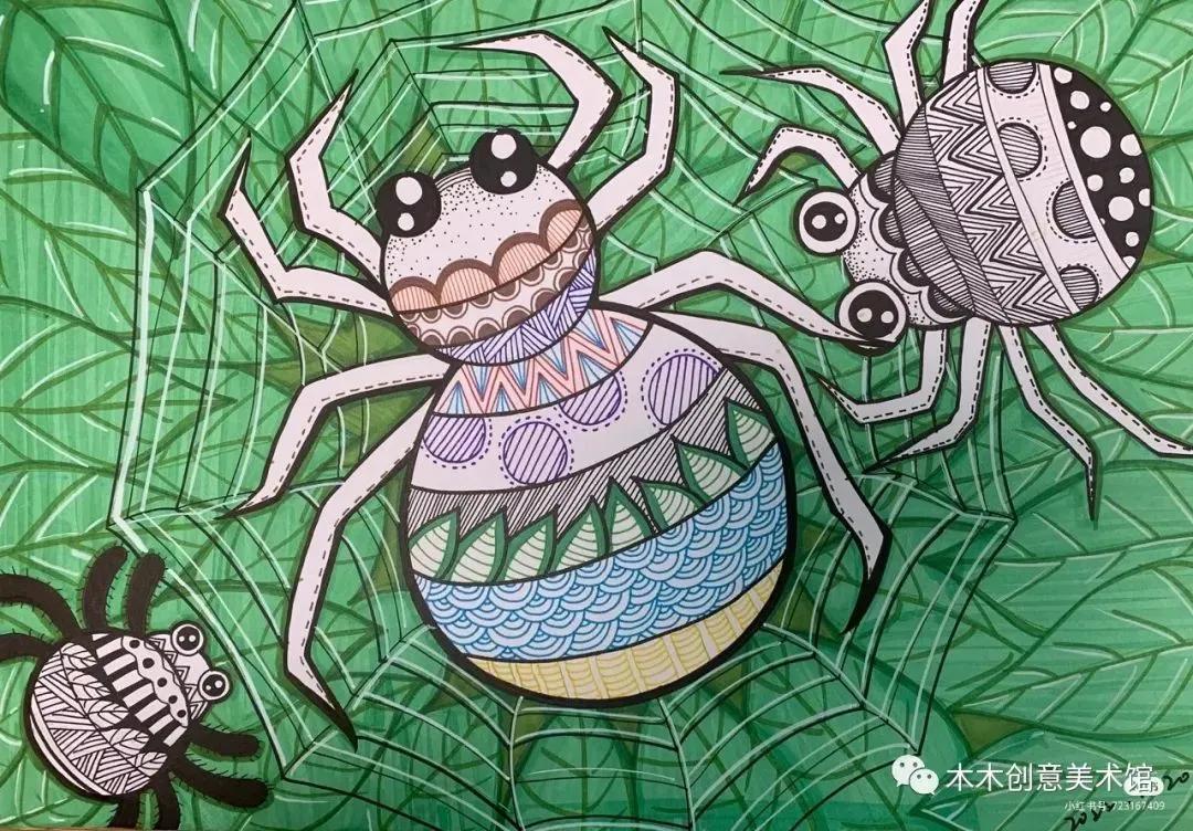 丙烯马克笔绘画可爱又简单的动物,24色马克笔绘画小动物