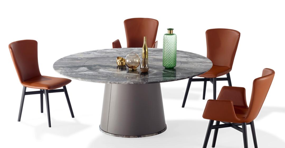 奢石餐桌别具一格,奢石餐桌大平层豪宅首选