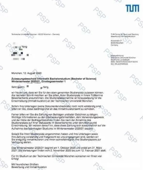 PSP成功案例|最真实的德国学习和生活状态，是这个样子的！