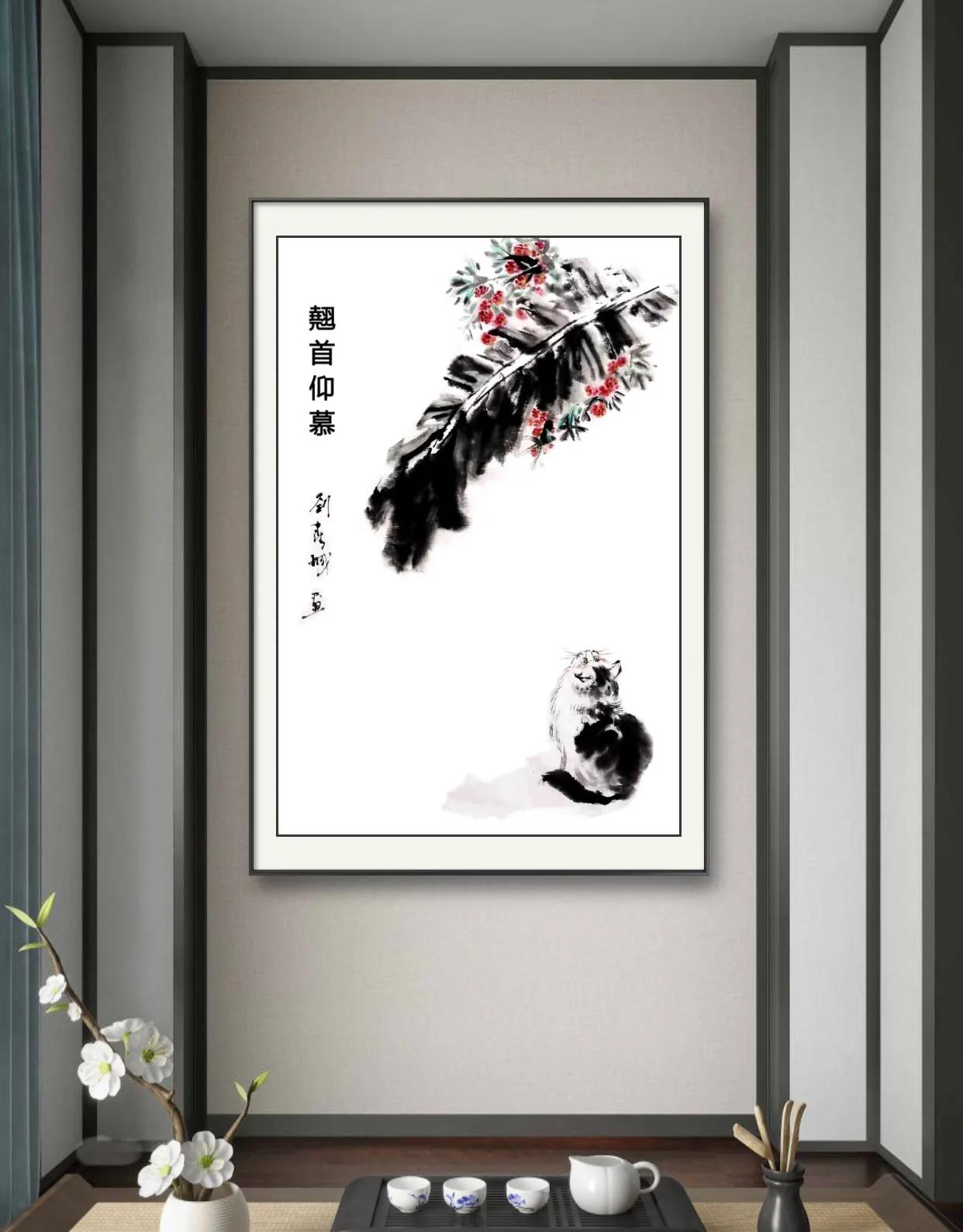 听障画家,刘春城国画作品