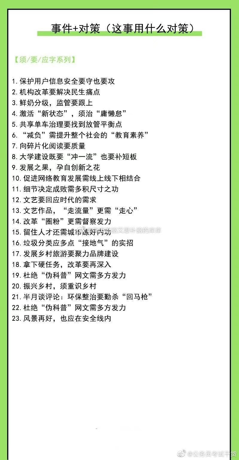 申论标题必考80例,申论100个必背模板乡镇