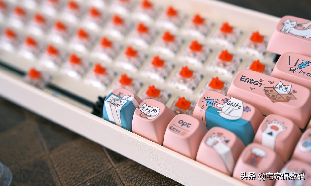洛斐小翘无线蓝牙机械键盘,洛斐机械小键盘