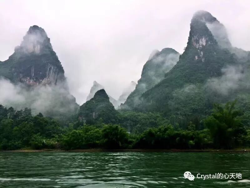 烟雨的桂林漓江,烟雨漓江诗意桂林