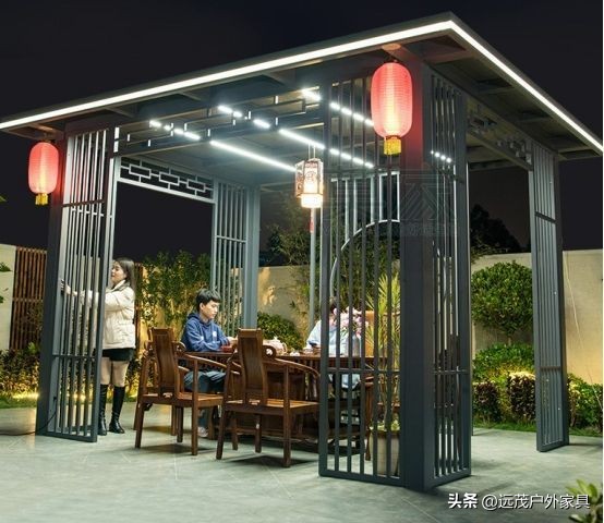 凉亭户外庭院遮风挡雨图片,庭院凉亭设计图及效果图大全