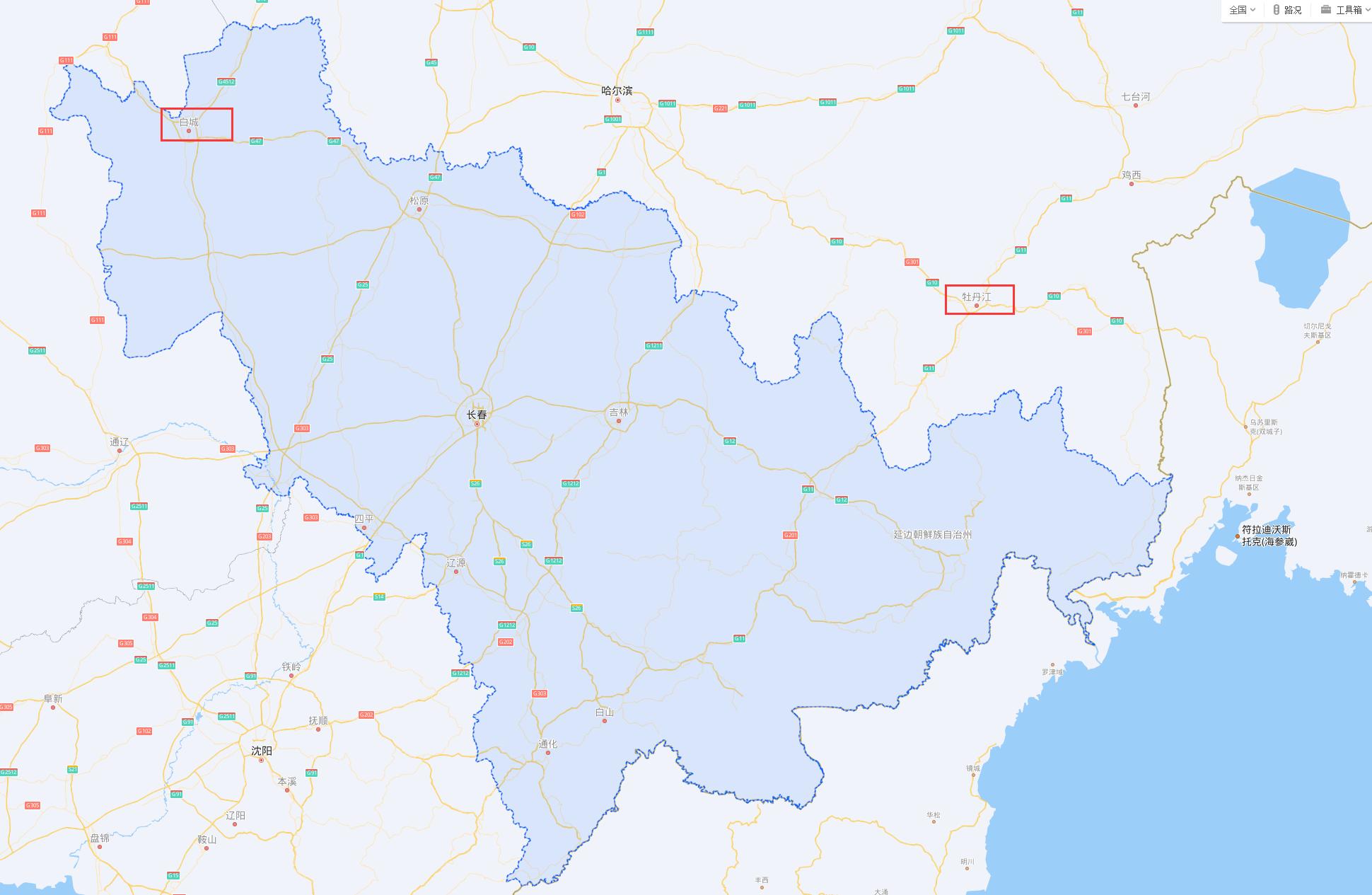 黑龙江和吉林的沿海城市,吉林省与黑龙江省交界有哪些地区