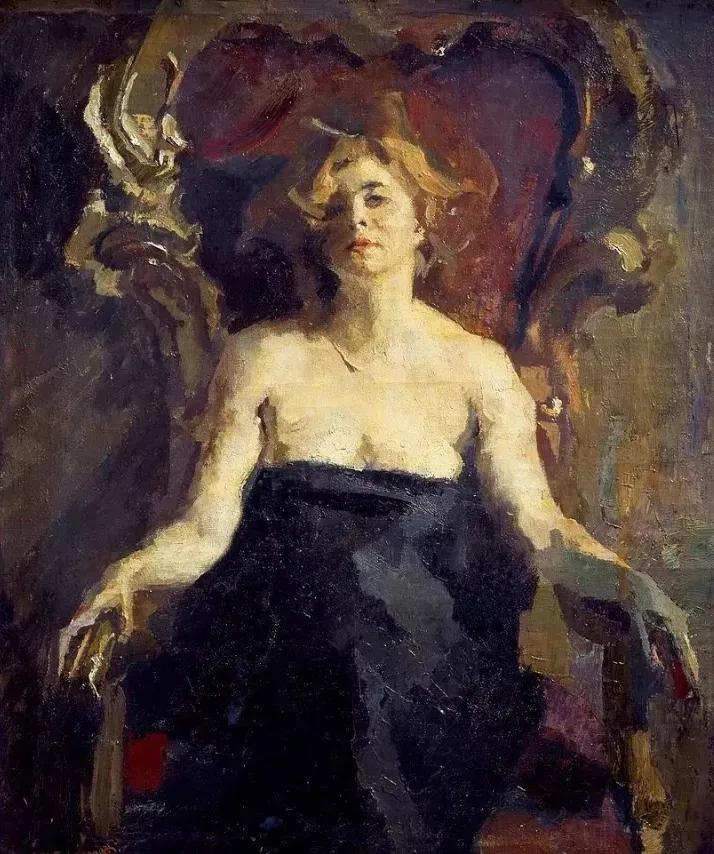 一幅很美的全是女孩子的油画,学院派油画欣赏女孩