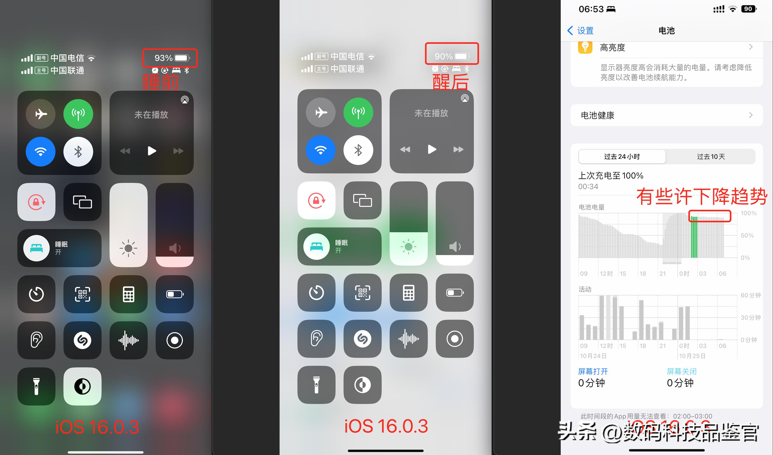 ios16.7.2续航各版本对比测评,ios15.7和ios16.2续航测试