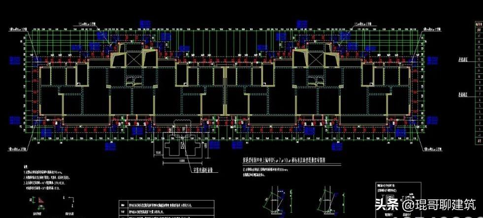 新型悬挑架全套图纸大全集,新型悬挑架半预埋和穿墙哪个安全