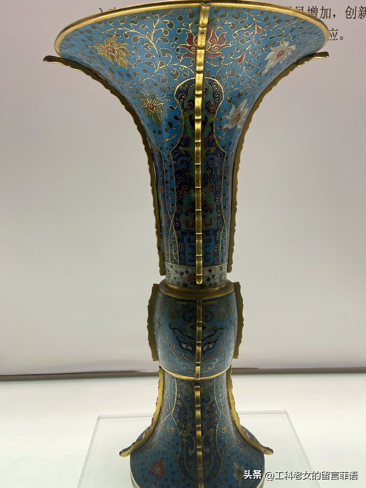 清代景泰蓝花卉瓶底款大全,北京观复博物馆景泰蓝工艺画