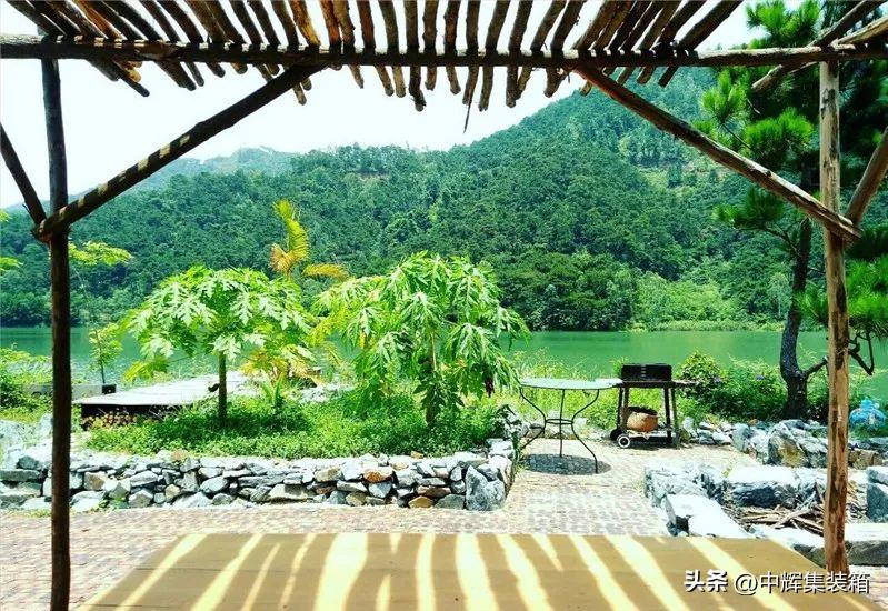 集装箱全景落地窗民宿,组合式集装箱民宿