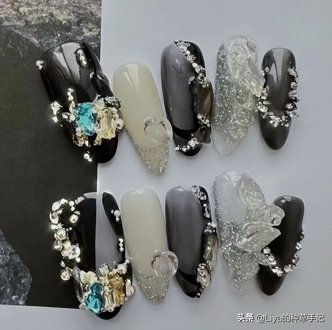 超显白超好看的美甲图片,虎年美甲2022新年美甲显白长款