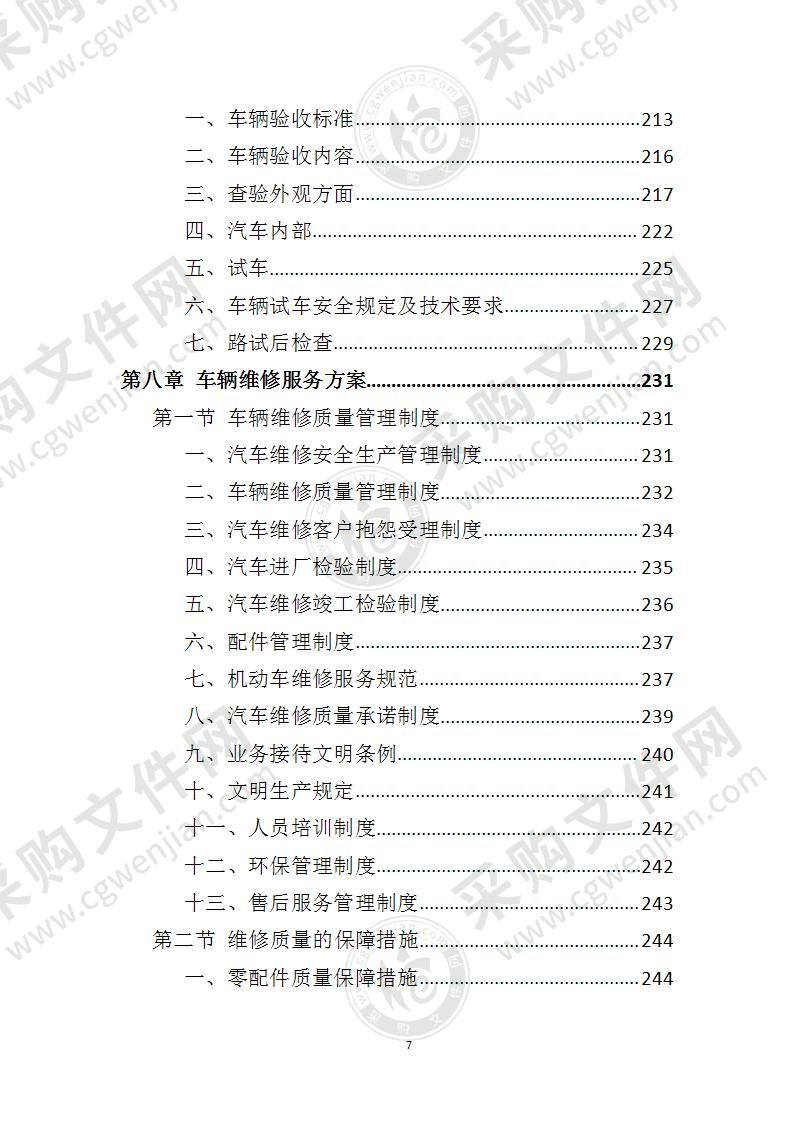 车辆采购招标文件拟写,招标车辆采购方案模板