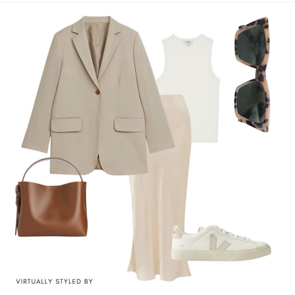 米色系搭配真的很高级，8件衣服的一周穿搭，雅致也大方