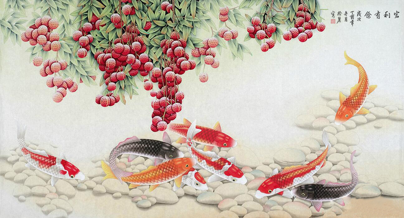 四尺斗方国画山水作品临摹,当代国画大师国画山水作品