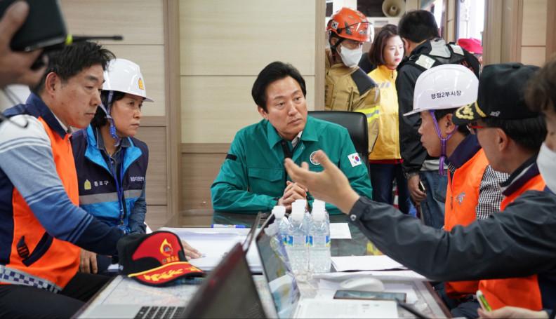 韩国首尔景福宫和青瓦台,韩国森林大火最新