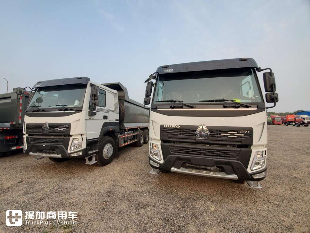 重汽成商造豪沃v7-x新能源车亮相,外国人买中国卡车